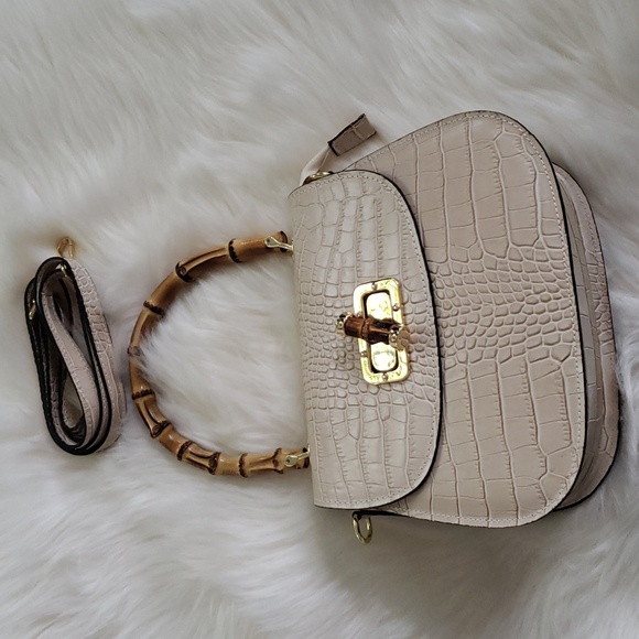 Borse in Pelle Bamboo bag - Picture 1 of 10